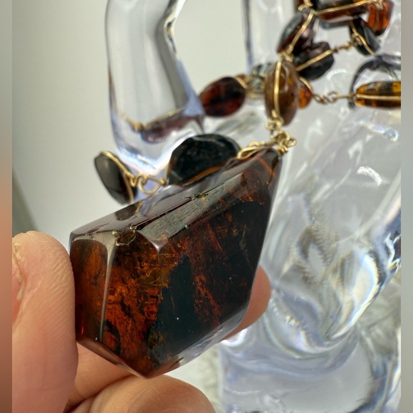 Baltic Amber necklace pools of light necklace - Picture 5 of 12